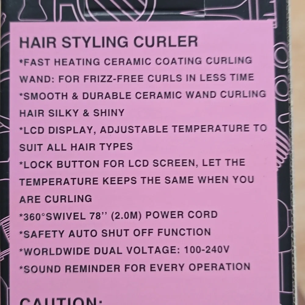 New Opened Box KIPOZI Pro Curling Wand